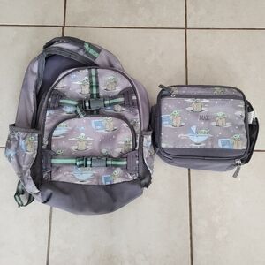 Pottery Barn Backpack & Lunchbox. Lunchbox has name on it.